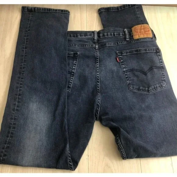 Levi's 516 Men's Denim Blue Jeans 40 x 34 Cotton Blend - Picture 4 of 12